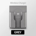 15W Wall-Mount Wireless Charger, Qi Universal Fast Charging Panel for iPhone & Android, Flush AC 110–220V In-Wall Phone Charger