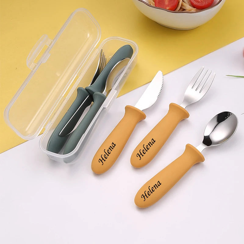 Customizable Dining Utensils Set - Spoon Fork Knife - Home  Customized Tableware Kit Unique exclusive tableware set