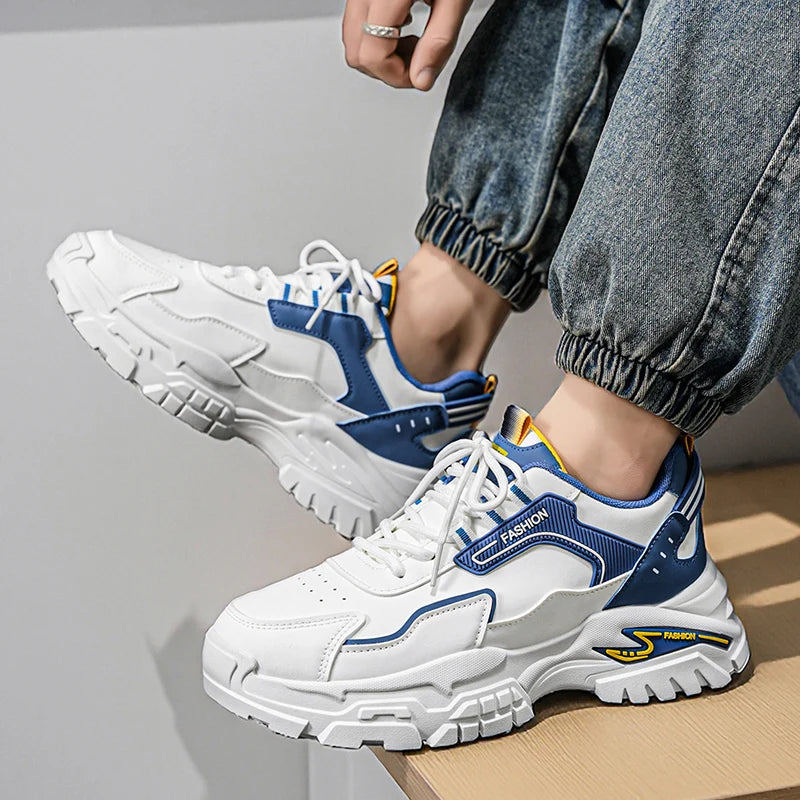 Men Travel Casual Sneakers Simple Elegant Style Lightweight Flexible Sole Breathable Anti Slip Daily Outdoor Running Sports Shoe