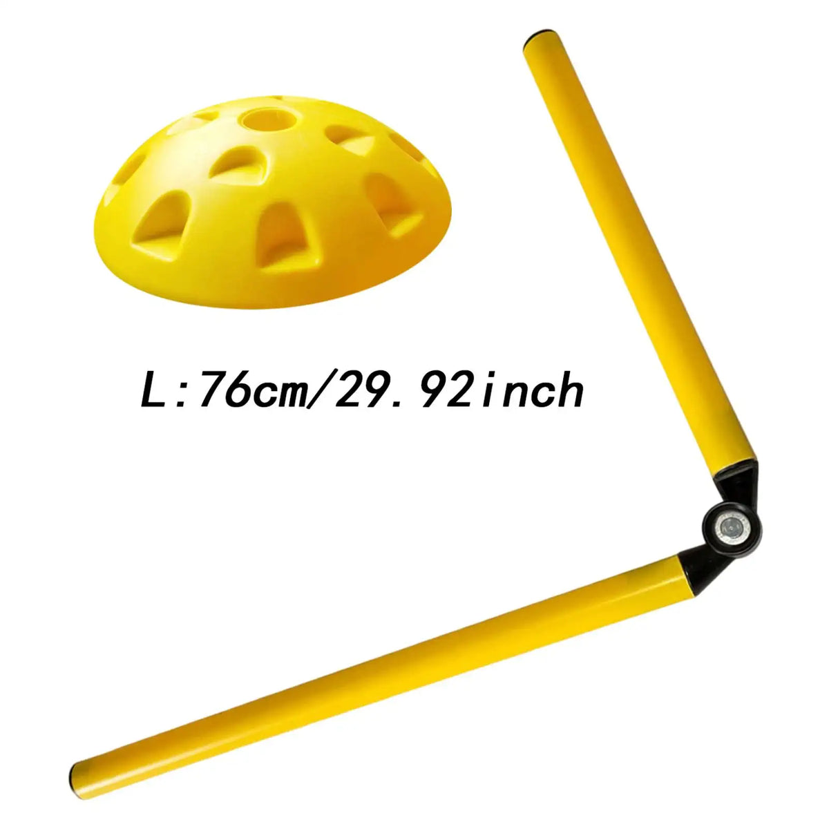 Football Agility Training Poles Speed and Agility Training Equipment Folding Soccer Agility Pole Set for Competition Practice