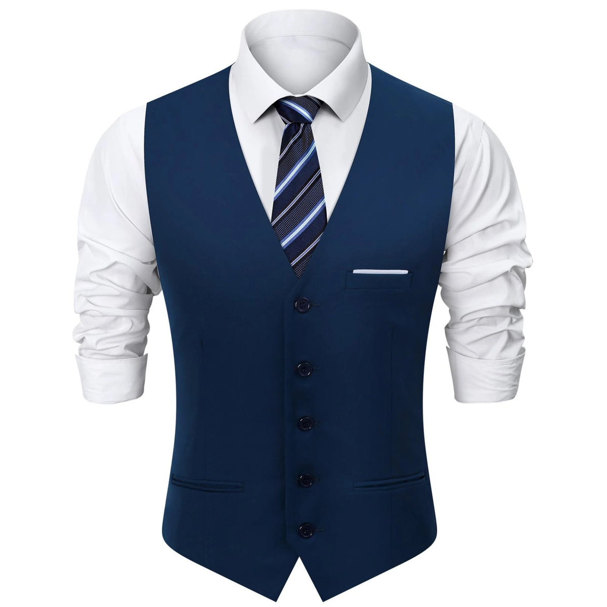 Mens Suit Vest Male Business Formal Wedding Office Birthday Party Outfit Set  Easter Church Jacket Black Waistcoat