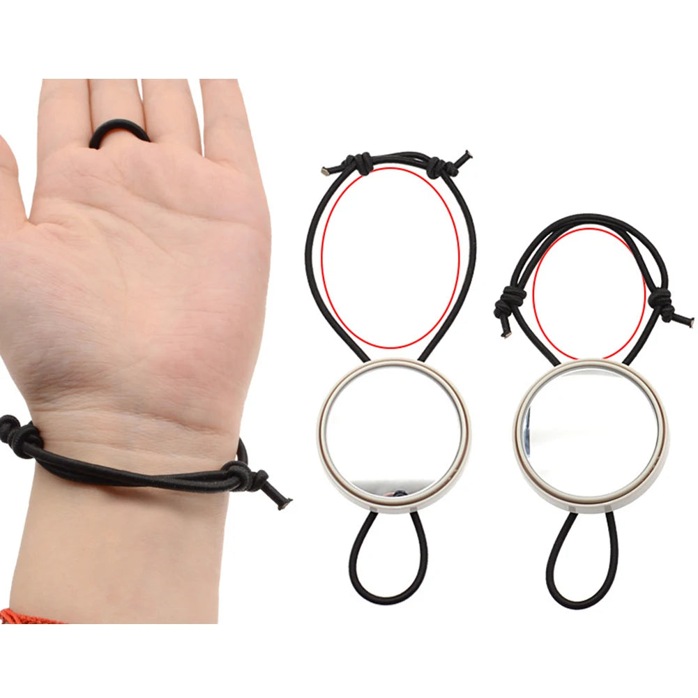 Scuba Diving Wrist Mirror Adjustable Strap Safety Equipment For Underwater Diving Gear Scuba Safety Swimming Accessories
