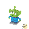 Mini Building Block Toys Cartoon Character Models Desktop Ornaments Children's Assembled Toys Holiday Gifts Birthday Gifts