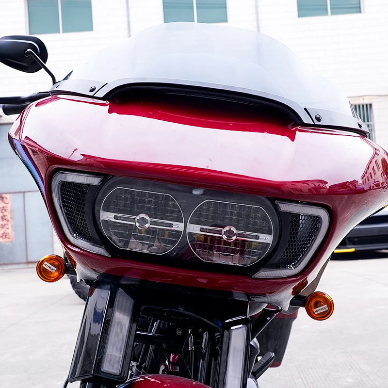 For Touring Road Glide Special CVO 2015-2024 Motorcycle Accessories Headlight Vent Accents Turn Signal Running Indicator