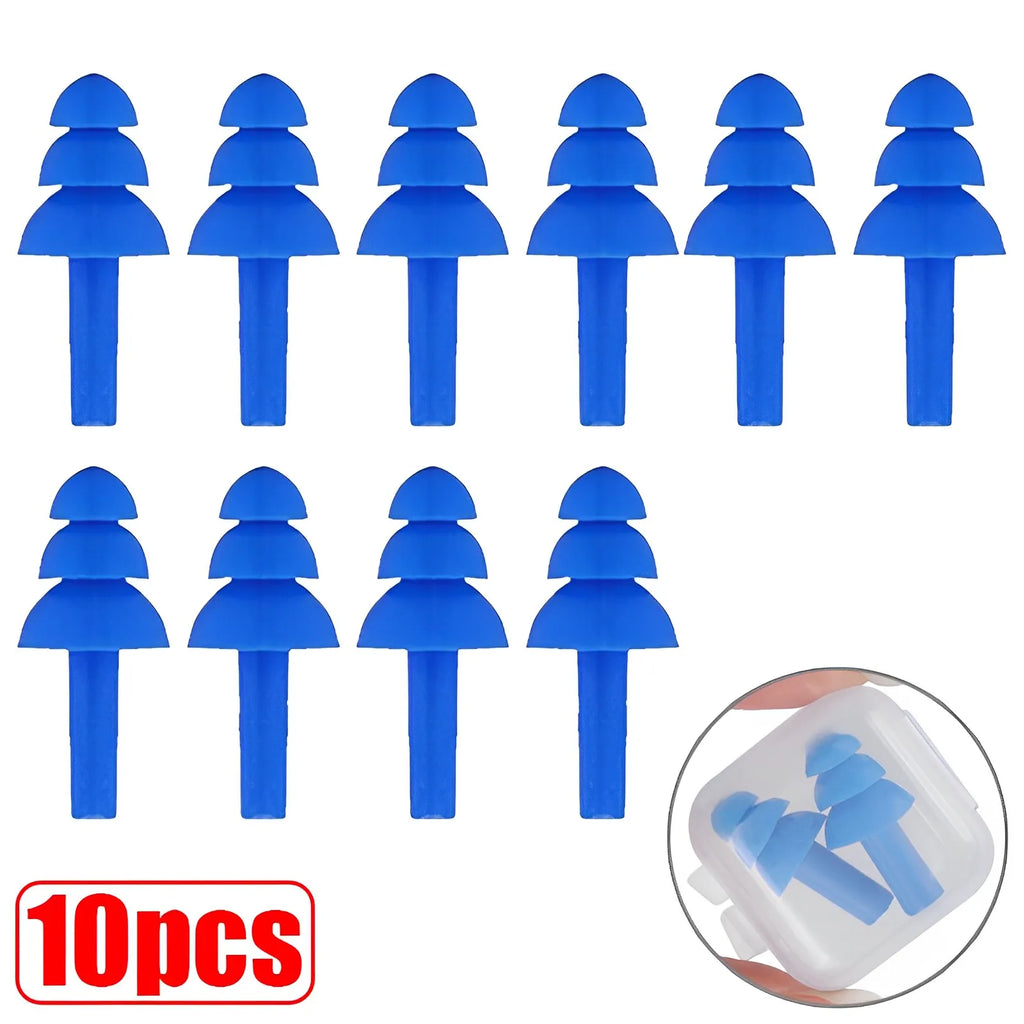 Silicone Earplugs Waterproof Swimming Ear Plugs Noise Protection Noise Reduction Earplug Water Sports Swimming Accessories