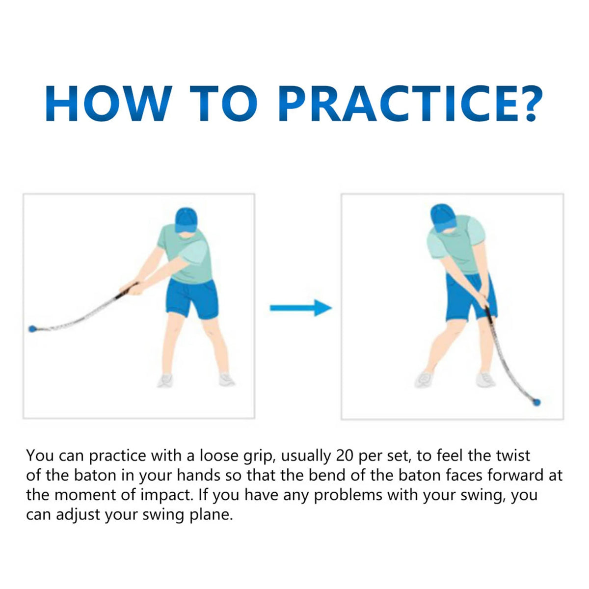 Golf Swing Trainer Golf Training Aid Swing Trainer Practice Tool Training Equipment for Strength and Tempo Tempo Swing Trainer