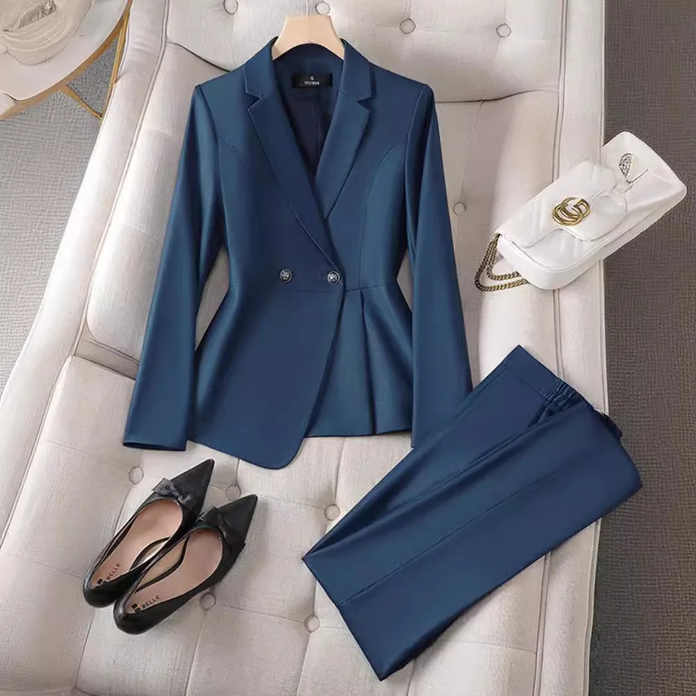 Plus Size Ladies Blazer Jacket Women Temperament Design OL Sense Niche Fashion Career Formal Dress Interview Workwear Suits