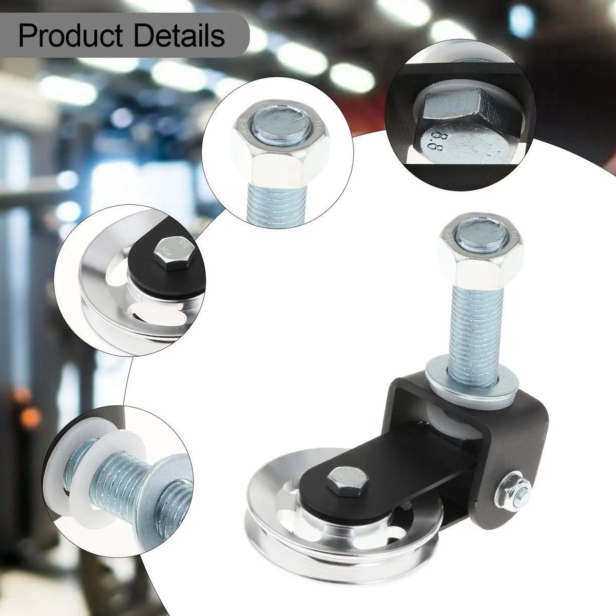 Gym Pulley Block Rack Mounted DIY Fitness Swivel Pulley Accessories Strength Training for Weight Lifting Exercise Machine Sport