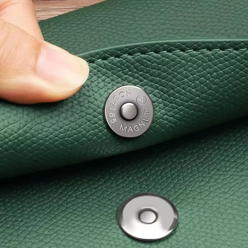 Leather File Bag A4 A5 Waterproof Document Folder Large Capacity Business Office School Supplies Organizer Pouch Carrying Bag