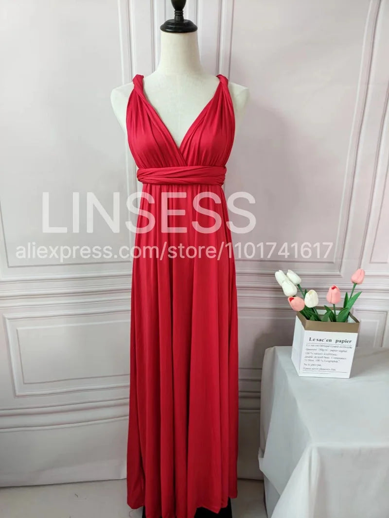 Bridesmaid Dress, Olive Green Maxi Bridesmaid Dress, Bridal Party Convertible Dress, Multiway Infinity Dress, Custom Dress
