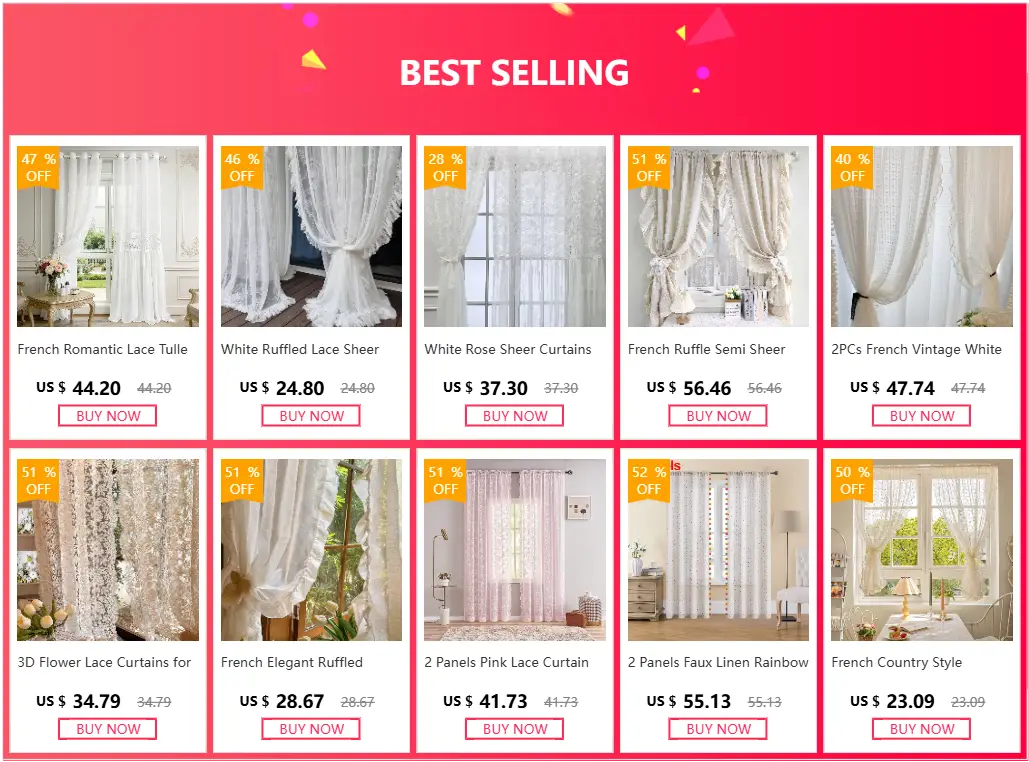 white lace ruffled linen curtains with delicate sheer texture available in romantic tulle and vintage styles for living room accept customization with tracking number options