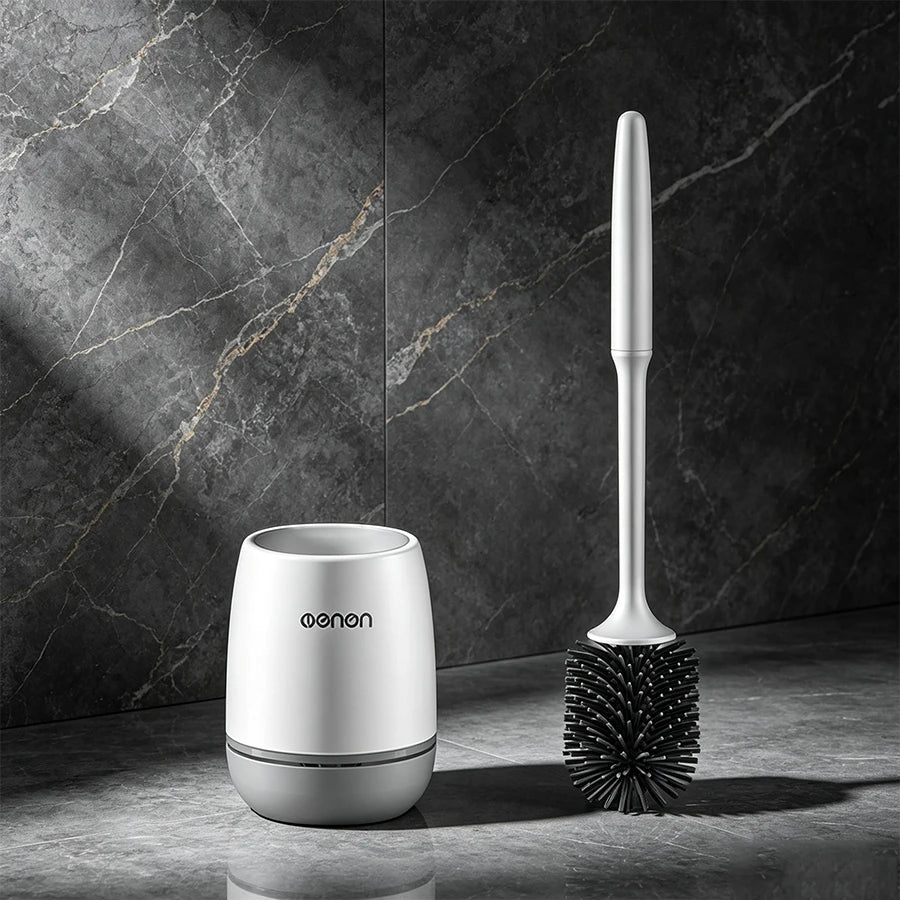 Wall-mounted Toilet Brush Bathroom Accessories Wall Floor Bathtubs Cleaning Tools Cleanliness Silicone Brush