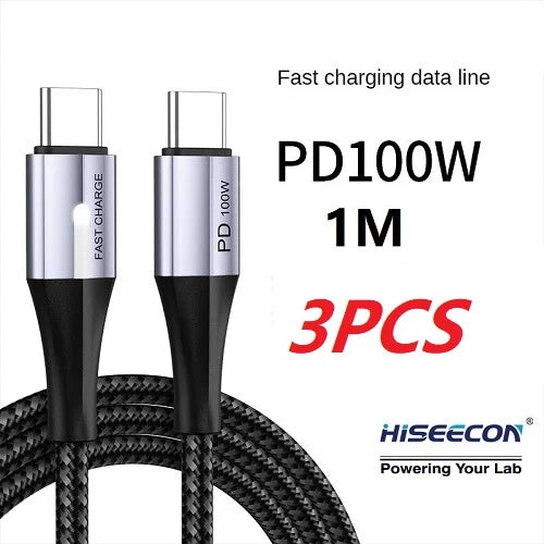 Multi Port 100W USB Charger Hub Digital Display Voltage Current Monitor PD QC Fast Charger Smart for Phones Laptops