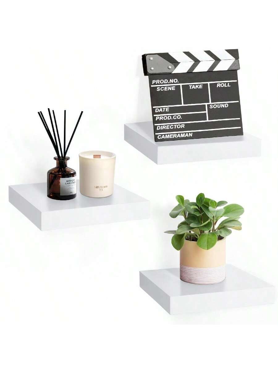 white square wood wall organizer display shelf showcasing modern decor display stand design