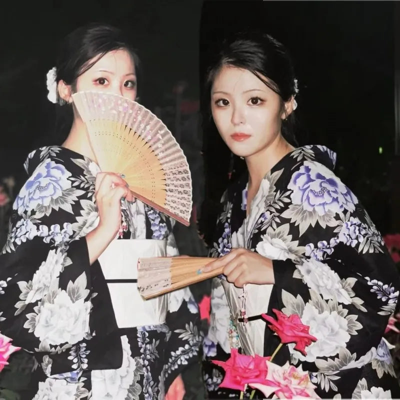 Girl Dress Yukata Women Clothing Fashion Photography Clothes Ethnic Style Stage Japan Kimono Cosplay Performance Costumes