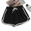 Women yoga Shorts Summer Outer Wear Mid-Waist Casual Loose Straight Pants Lady Stylish Thin Breathable Wide Leg Gym Short Pants