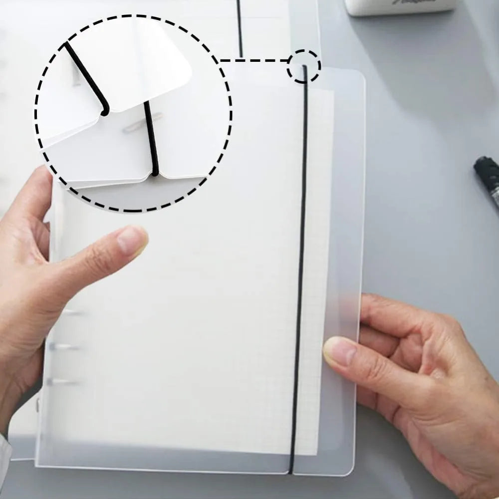 Student Stationery: 1 Pc Loose Leaf Binder Notebook Cover A5 A6  A7 Folder with Ring Binder Inner Cover Diary Office Supplies