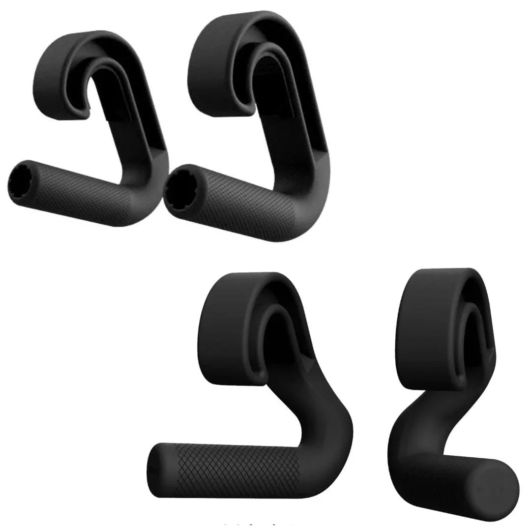 MKA a pair Multifunctional Grip Gyms Handle Pulls Up Resistance Band Handle Workout Handle for Barbell and Resistance Band