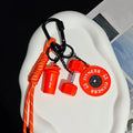 Fitness Keychain for Gym Lovers Premium Gift Sports Enthusiasts Accessories for Workout Bags Water Bottles D-shaped Buckle