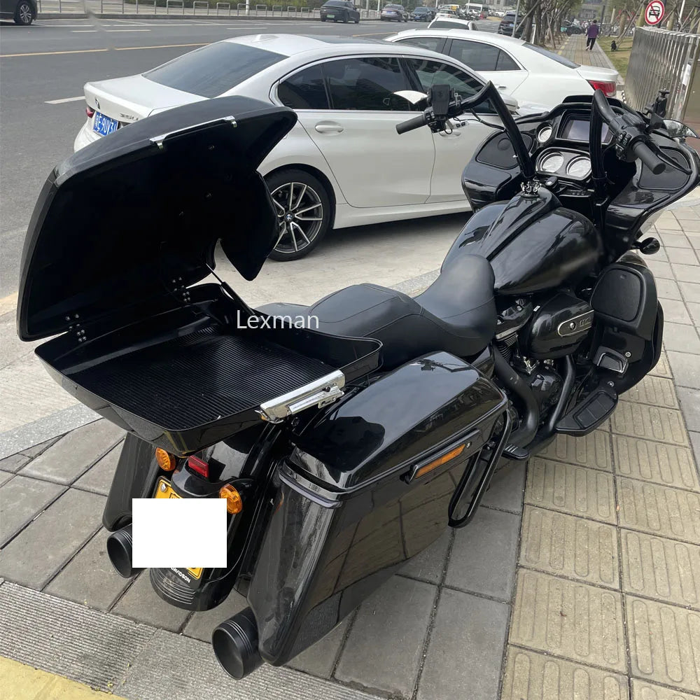 Motorcycle Accessories Pack Trunk Support Rod Hydraulic Rod For Harley Touring Road Glide Road King Street Glide 2014-2023 Tour