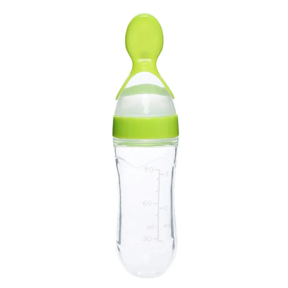 90ML Baby Feeding Bottle Spoon Milk Bottle Baby Training Feeder Food Supplement Food Feed Spoon Baby Gadgets BPA Free