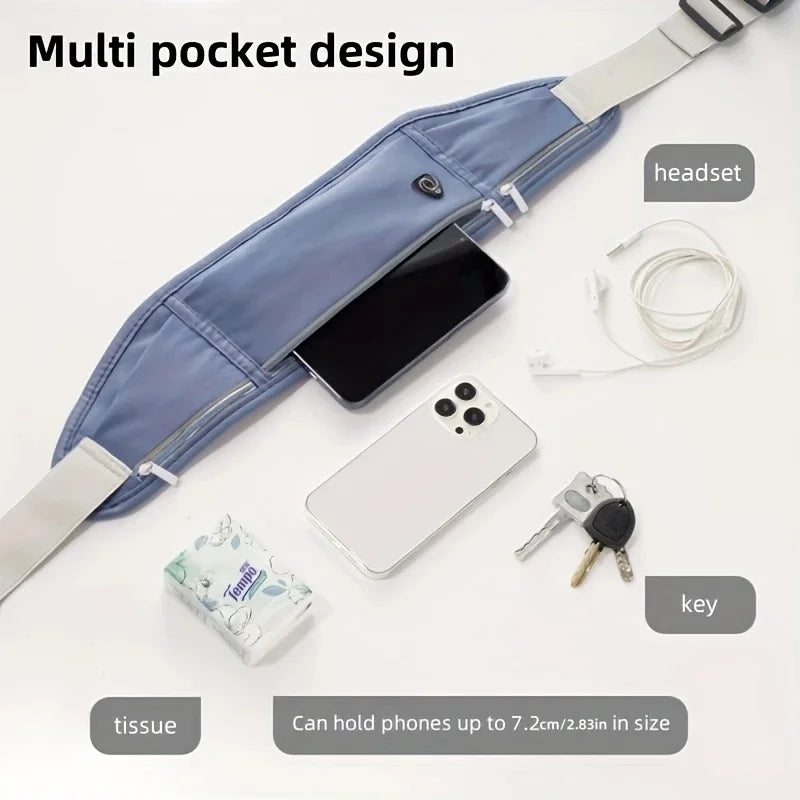 Sports Pack Women Lightweight Waist Bag Running Bags Men Belt Bag Waterproof Gym Phone Pouch Running Travel Outdoor Accessories