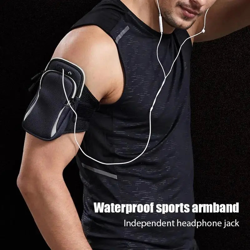 Running Mobile Phone Arm Bag Sport Phone Armband Waterproof Running Jogging Mobile Phone Protective Bags Accessories For iPhone