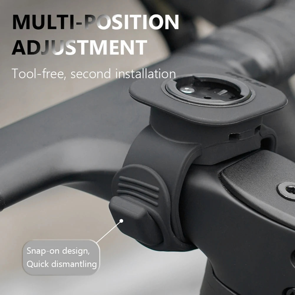 Silicone Bicycle Computer Mount Non-slip Bicycle Handlebar Computer Mount Multi-Function Bike Computer Stand Cycling Accessories
