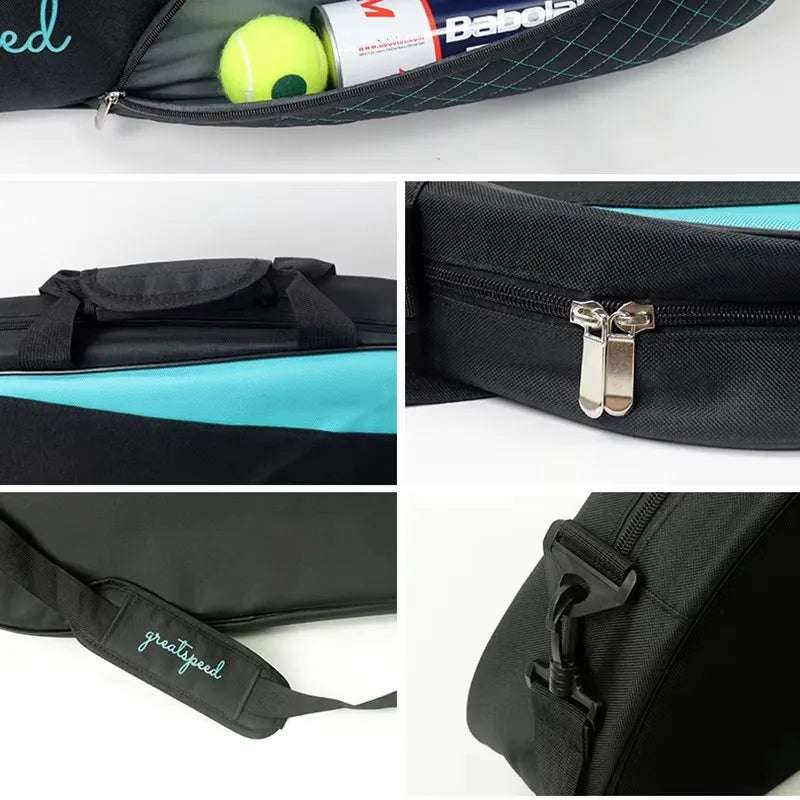 GREATSPEED Tennis Badminton Raquet Sports Bag One Shoulder Pack Men Women Simple Racket Bags