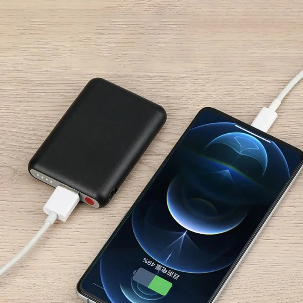 Mini 5000mAh Power Bank/portable External Battery Pack USB Charger Suitable for Charging Mobile Phones, Travel Backup Batteries.