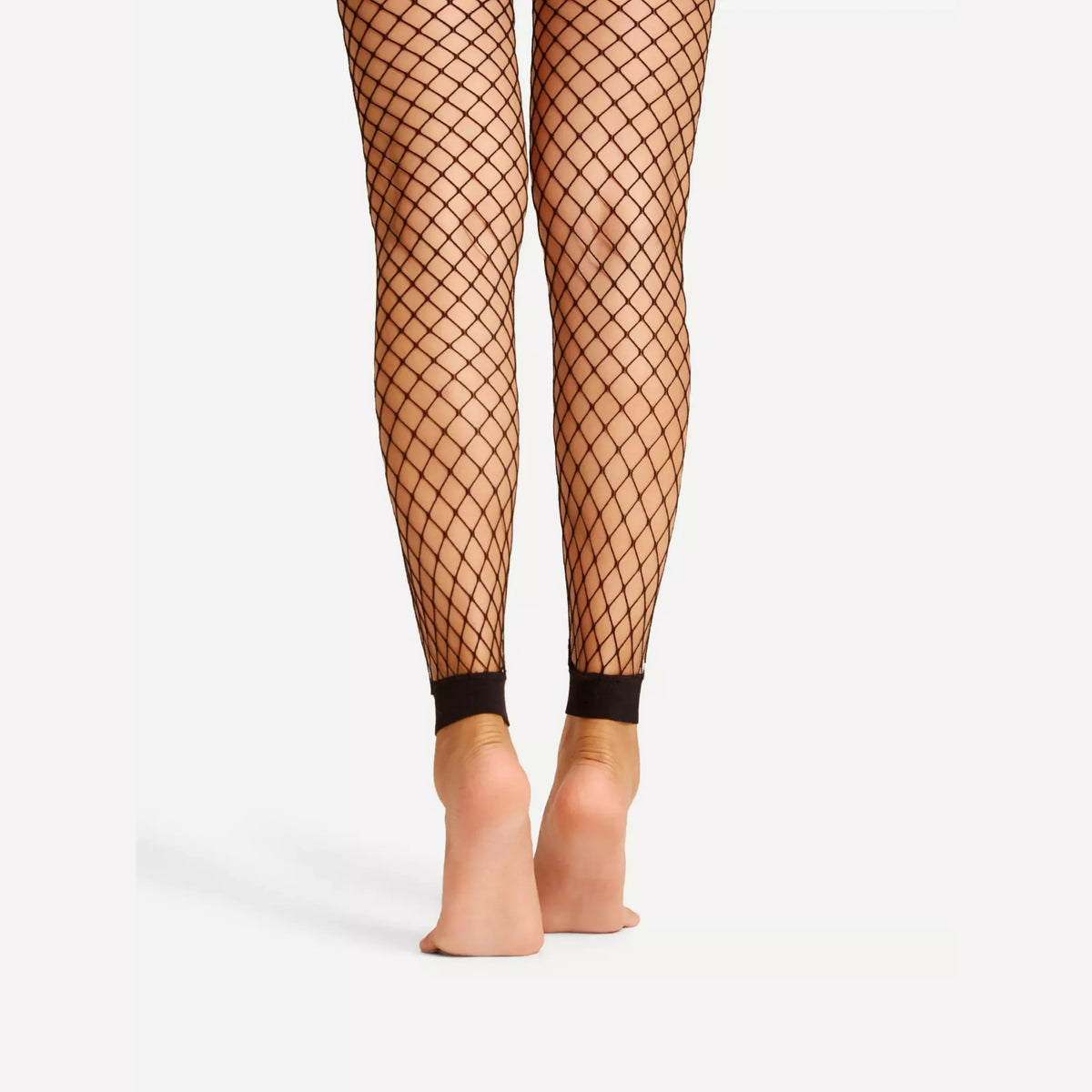 1 Pairs Women's Nine-Point Mesh Socks Sexy Hollow Fishnet Socks Nine-Point Leggings Mesh Socks