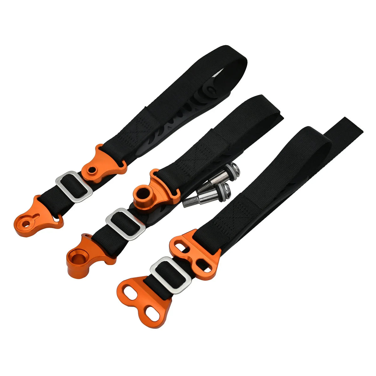 Off road motorcycle modification accessories, front and rear towing belts with rescue belts, seat cushions, rear lifting ropes