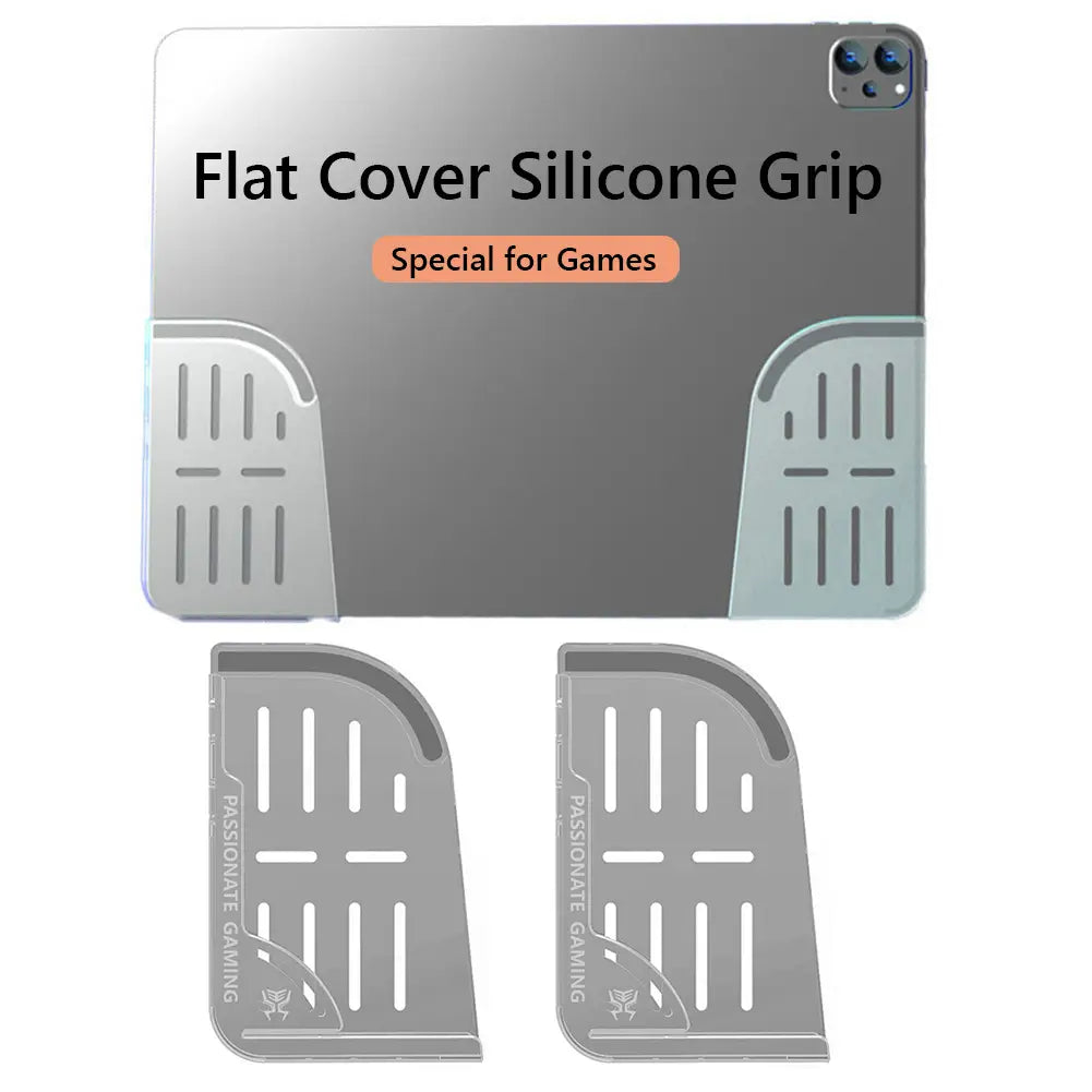 2pcs Soft Silicone Auxiliary Mobile Game Holder for iPad Tablet Grips Handle Gaming Accessories for PUBG Mobile Game Joystick