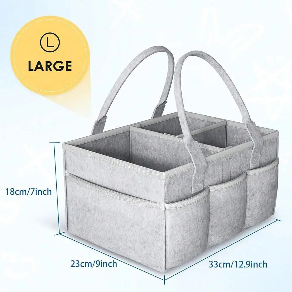 Diaper Caddy Organizer for Baby Essentials, Newborn Essetials Must Haves, Baby Registry Search and Other Baby Stuff