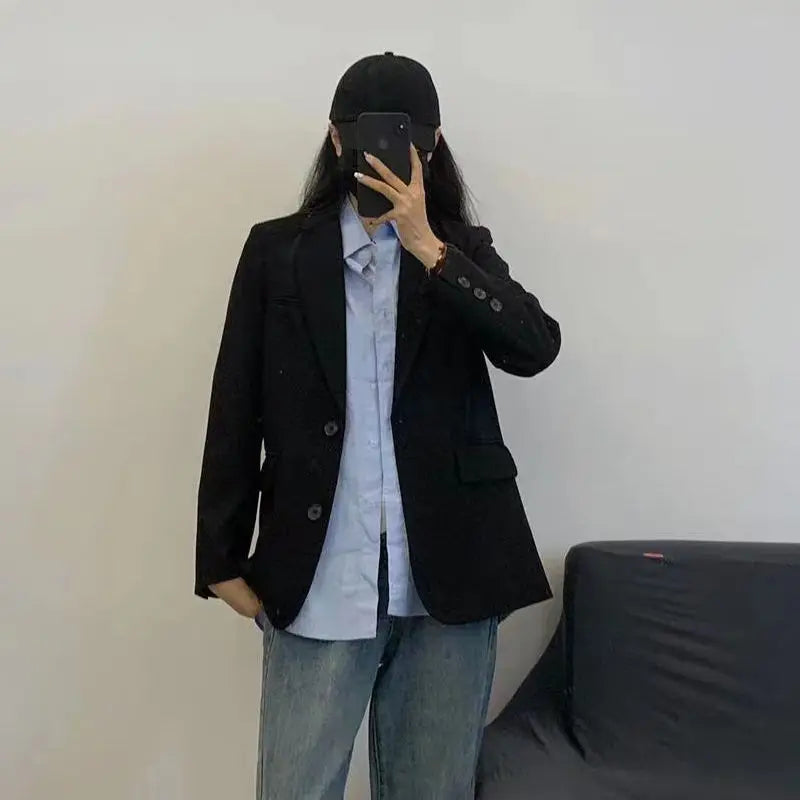 2025 Blazers Jacket For Women Coats Spring Korean Casual Woman Blazer Suits Tailoring Long Latest Fashion Clothing High Quality
