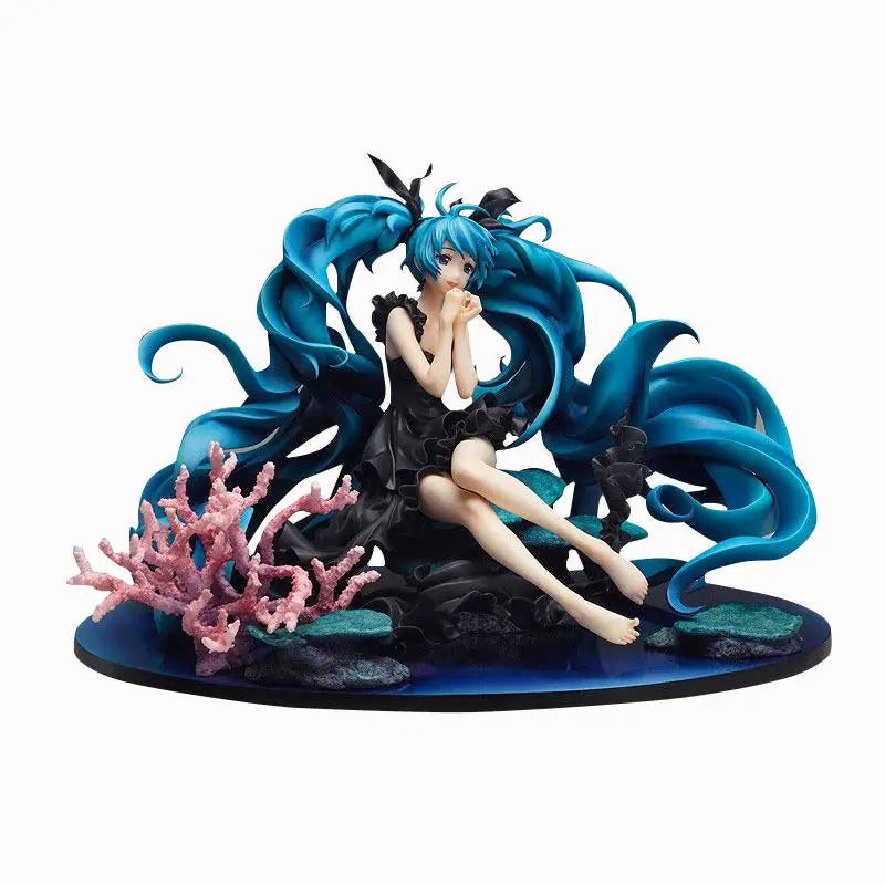 【In Stock】 Hatsune Miku Figma Deep-Sea Girl Sparkling Snow Edition | Articulated Vocaloid Singer Decorative Display Model Gift