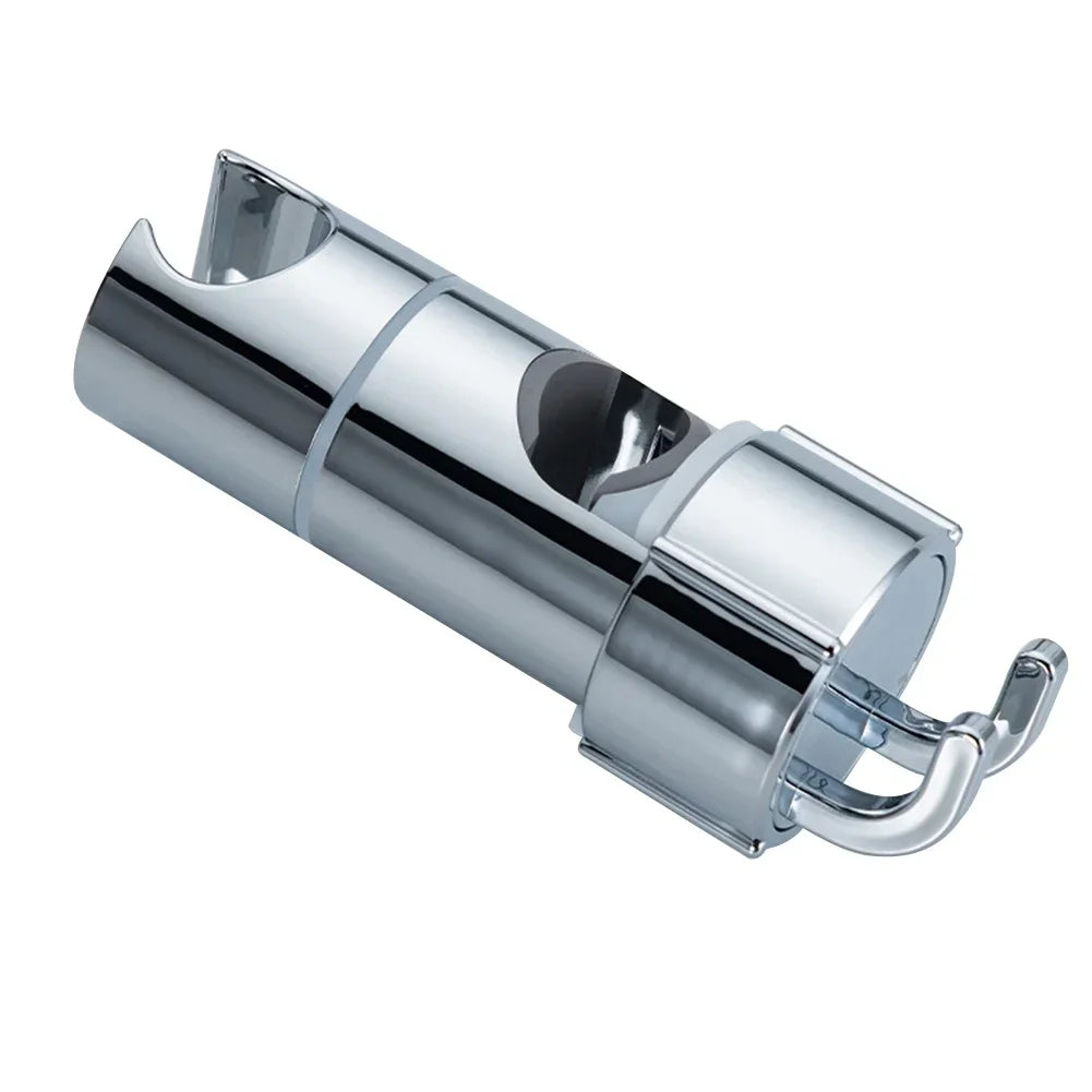 Bathroom Shower Head Holder Adjustable ABS Slide Bracket with Rotating Hook for Sliding Rail Bar Mounting Accessories