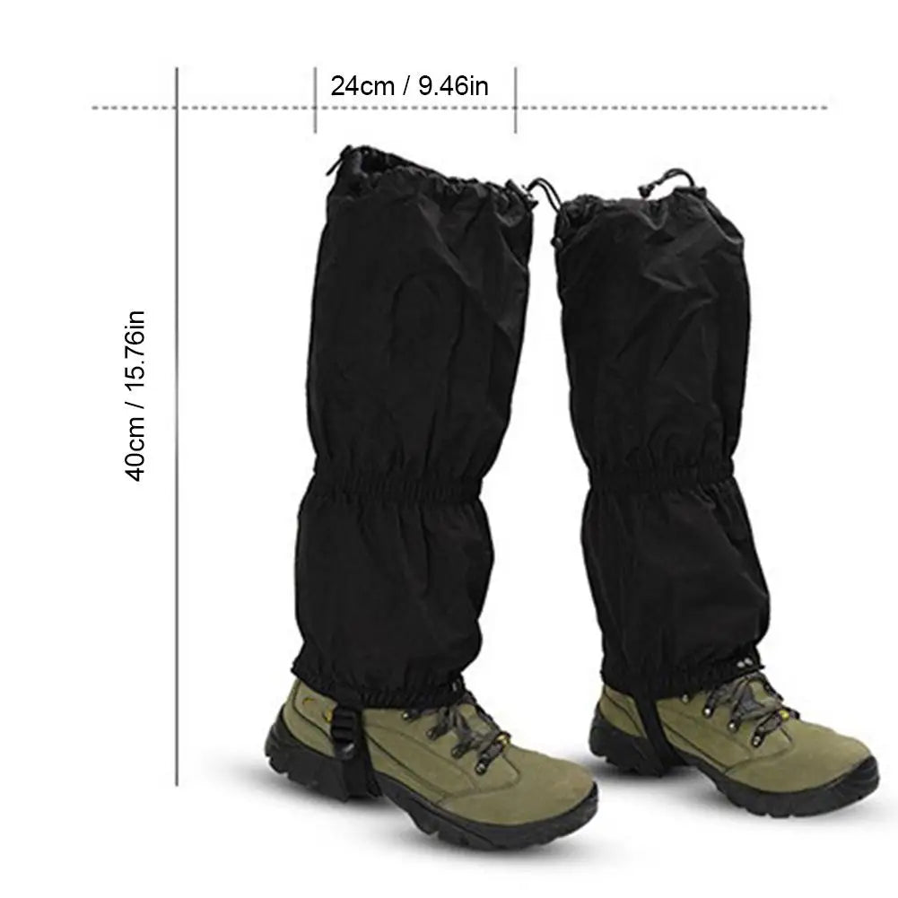 Outdoor Travel Leg Warmers Hiking Leg Gaiter Waterproof Legging Shoes Hunt Climbing Camping Winter Tourist Snow Foot Cover