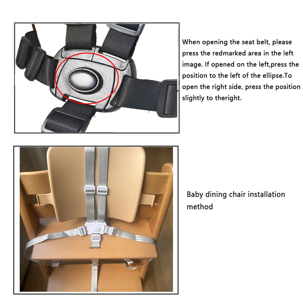 Baby Five Points Safety Belts Lunch Seat Car Sleeping Fixed Belts Toddler Protection Universal Belt Baby Stroller Accessories