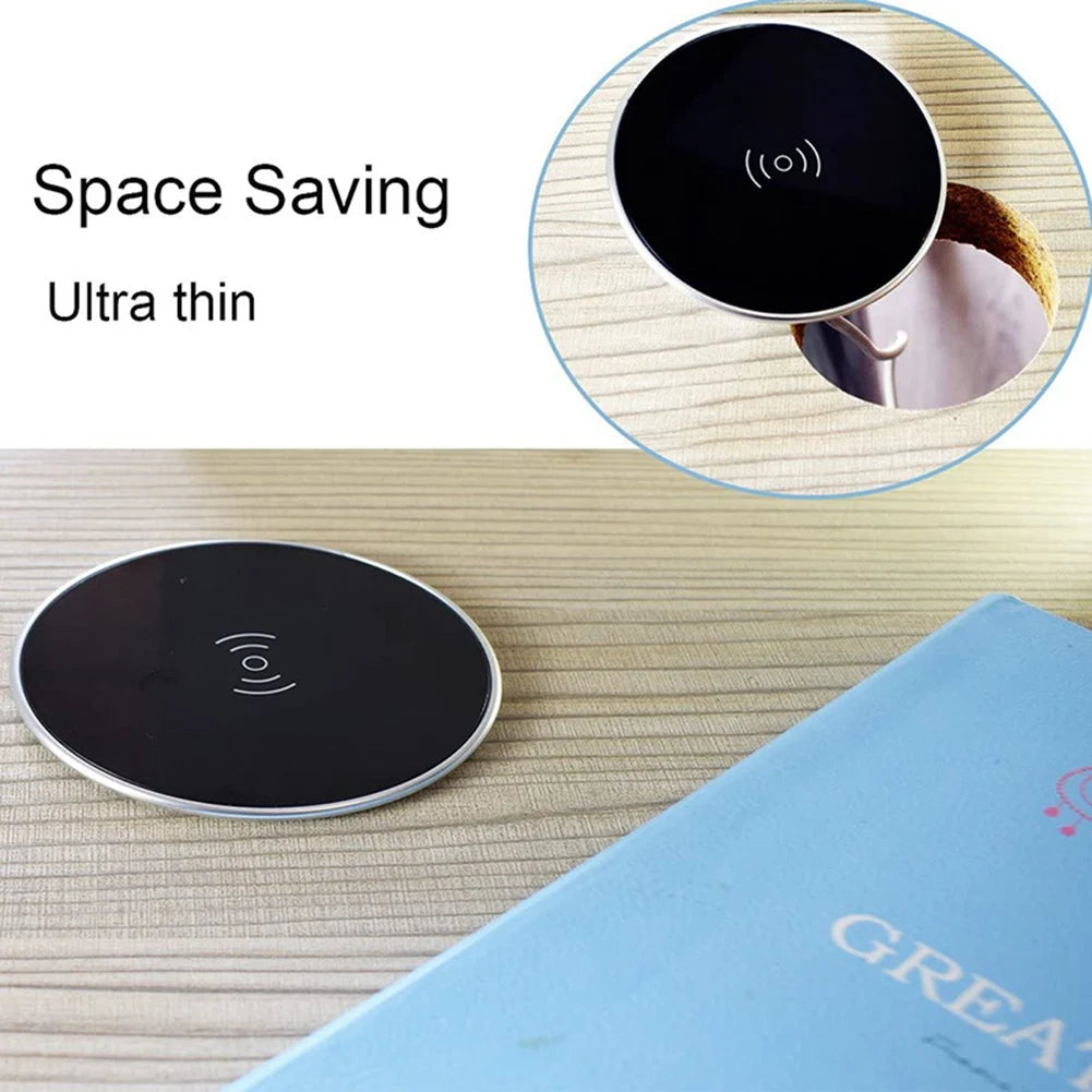 ABUOBuilt in Desktop Wireless Charger Desktop Furniture Embedded Fast Wireless Charger Charging for Smartphone