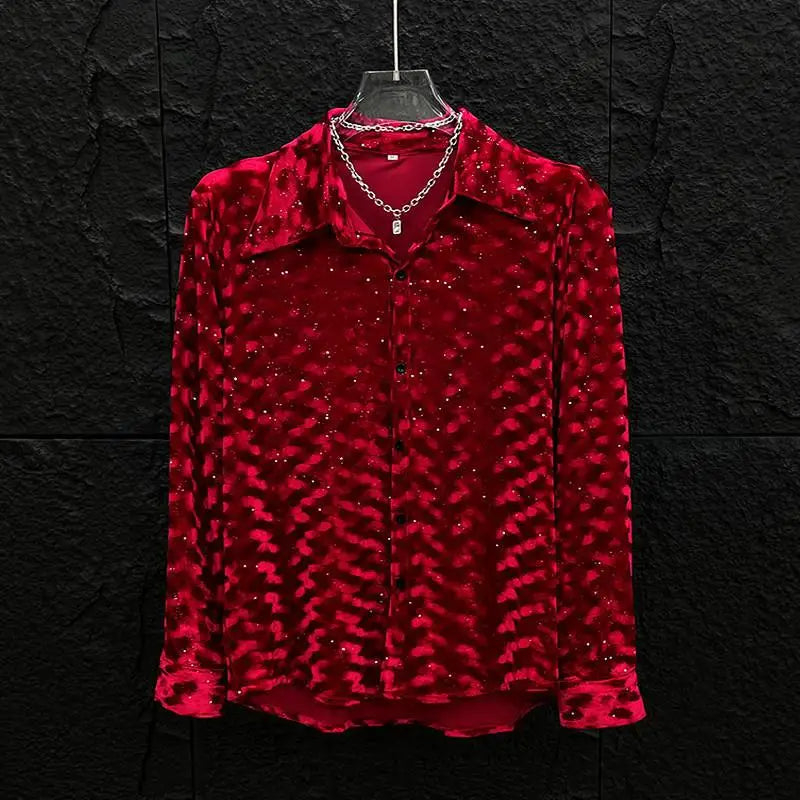 Casual Versatile Premium Loose Men's Shirt 2026 New Long Sleeve Shirt Men's Top