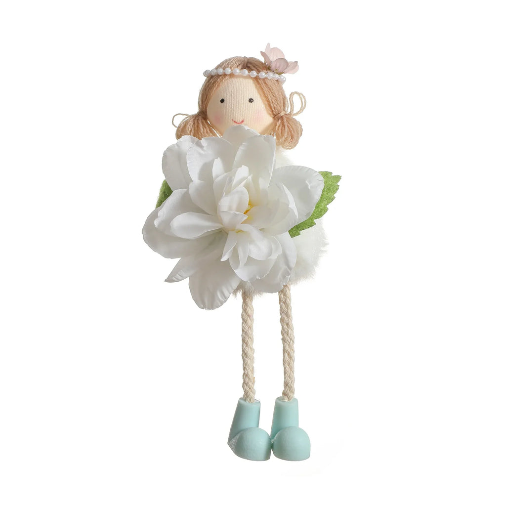 2025 Easter Long Legs Flower Fairy Angel Elf Rabbit Dolls Home Hanging Ornaments Spring Easter Party Supplies Kids Birthday Gift