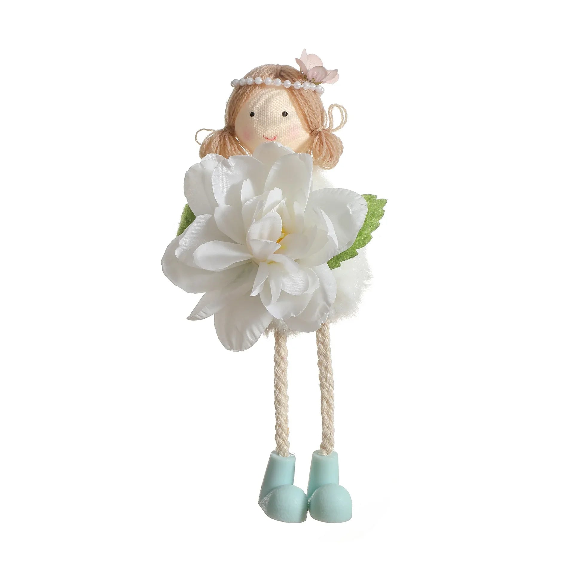 2025 Easter Long Legs Flower Fairy Angel Elf Rabbit Dolls Home Hanging Ornaments Spring Easter Party Supplies Kids Birthday Gift