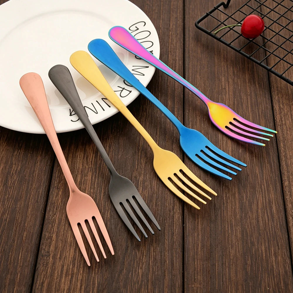 16Pcs Tableware Dinnerware Set Golden Cutlery Set Stainless Steel Fork Knife Teaspoon Dinner Silverware Kitchen Flatware Set