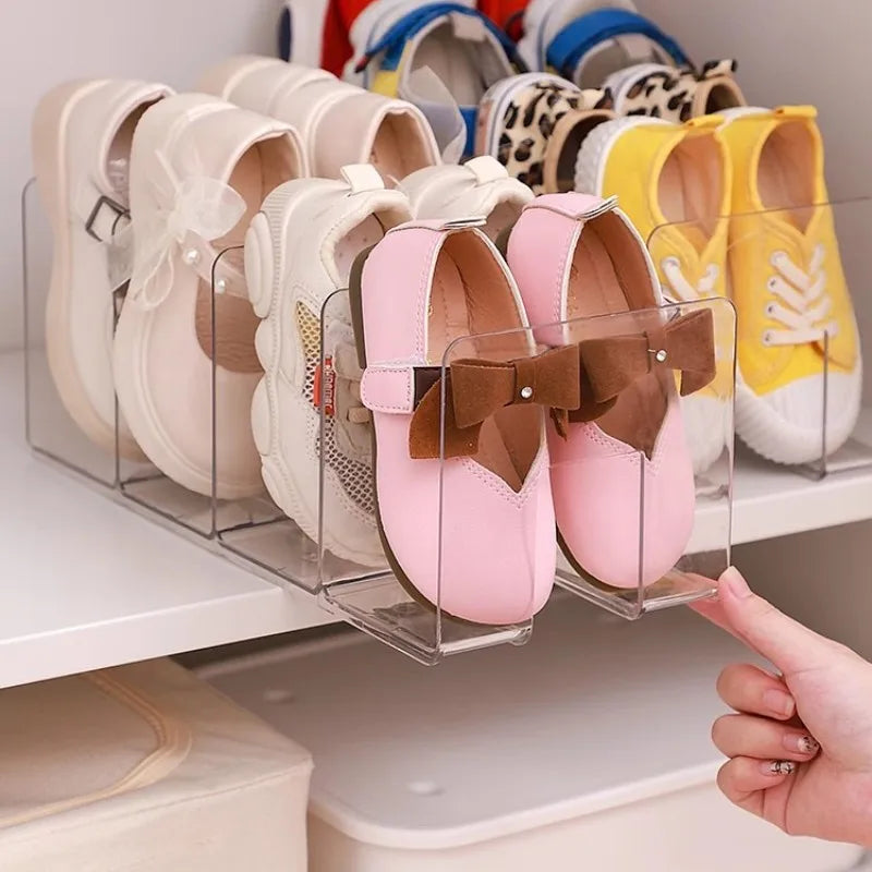 Baby shoe storage rack Shoe shelf Acrylic box Entry Baby shoe cabinet Children shoe box Large capacity cabinet to save space