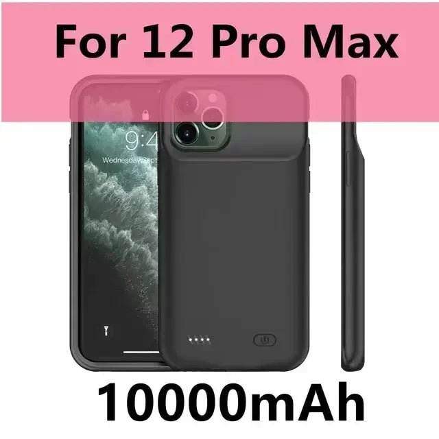 10000mAh Battery Case for Iphone 12 11 13 15 Pro Max Mini Power Bank Charger Cover for IPhone X S Max XR 7 8 6S Plus SE2020 Case