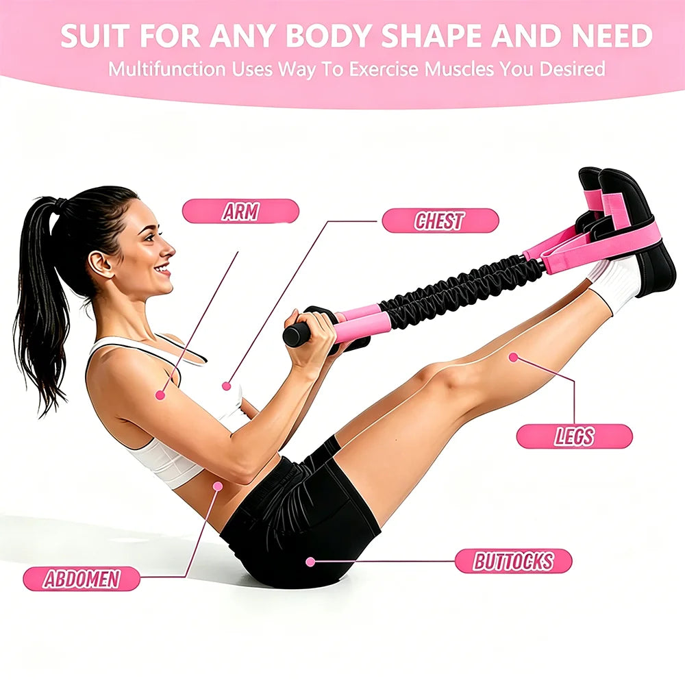 Professional Sit Up Equipment Fitness Resistance Bands Elastic Multi-purpose Stretch Bands AB Training Pedal Exercise Bands Yoga