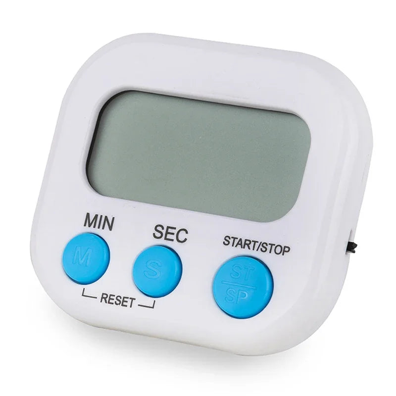 Digital Kitchen Timer with Magnetic Electronic Tool for Cooking Countdown Timing Cook Friendly Alarm Clock Counter with Stand
