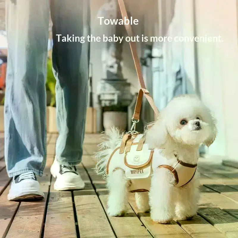 Portable Pets Outdoor Carrying Bag Dogs Cats With Harnesses Clip Adjustable Shoulder Handheld Travel Carrier For Hiking Daily
