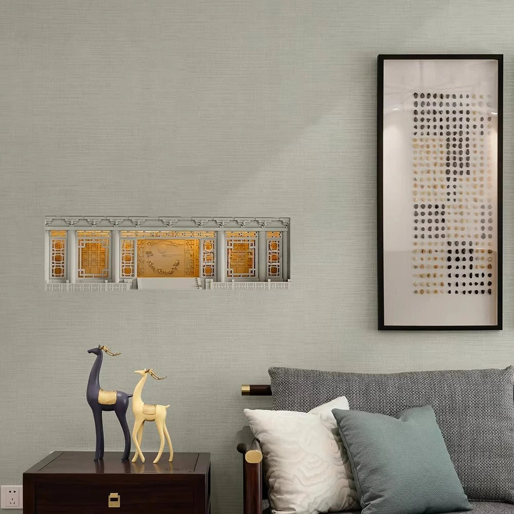 Chinese architectural style 3w Light Emitting Diode 3000K Wall-mounted wall lamp Home living room Interior decoration gypsum